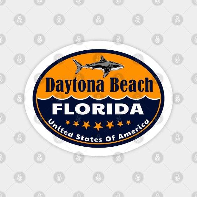 Daytona Beach Florida Shark Sticker by DD2019